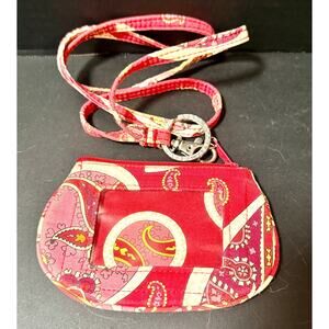 Vera Bradley Zip ID Lanyard in the retired "Rosy Posies" pattern excellent cond